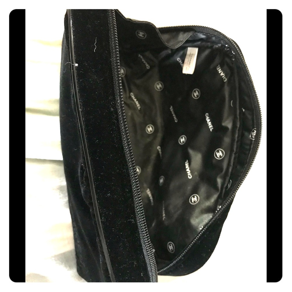 Chanel makeup bag